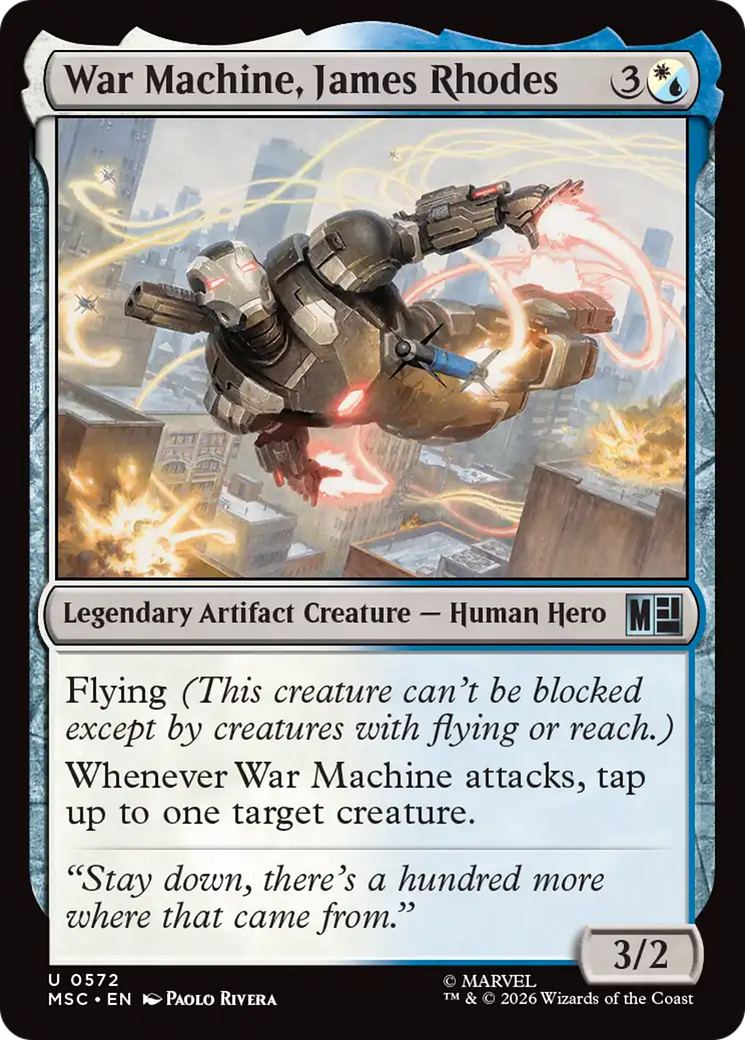 War Machine, Avenging Arsenal (Surge Foil) [Marvel Super Heroes Commander] | Magic Magpie
