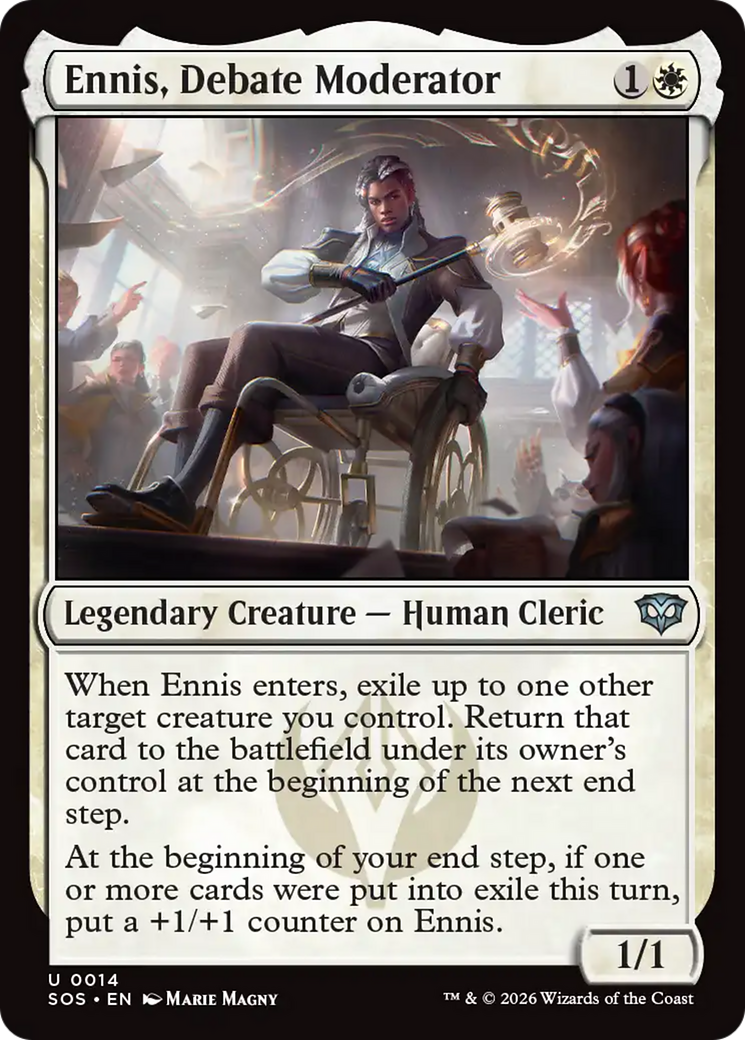 Ennis, Debate Moderator [Secrets of Strixhaven] | Magic Magpie