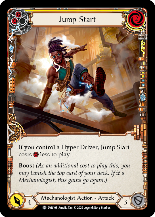 Jump Start (Yellow) [DYN105] (Dynasty) | Magic Magpie