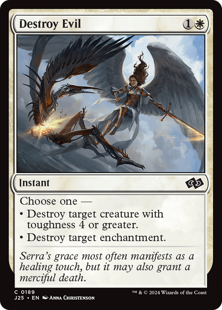 Destroy Evil [Foundations Jumpstart] | Magic Magpie