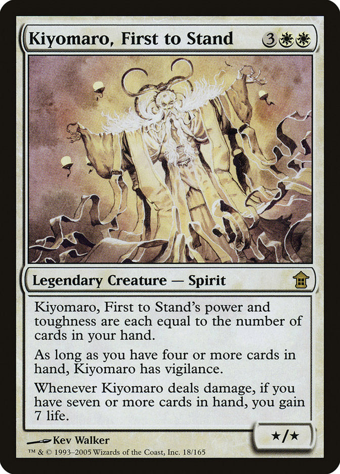 Kiyomaro, First to Stand [Saviors of Kamigawa] | Magic Magpie