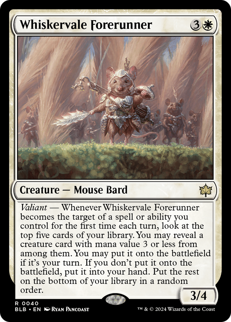 Whiskervale Forerunner [Bloomburrow] | Magic Magpie