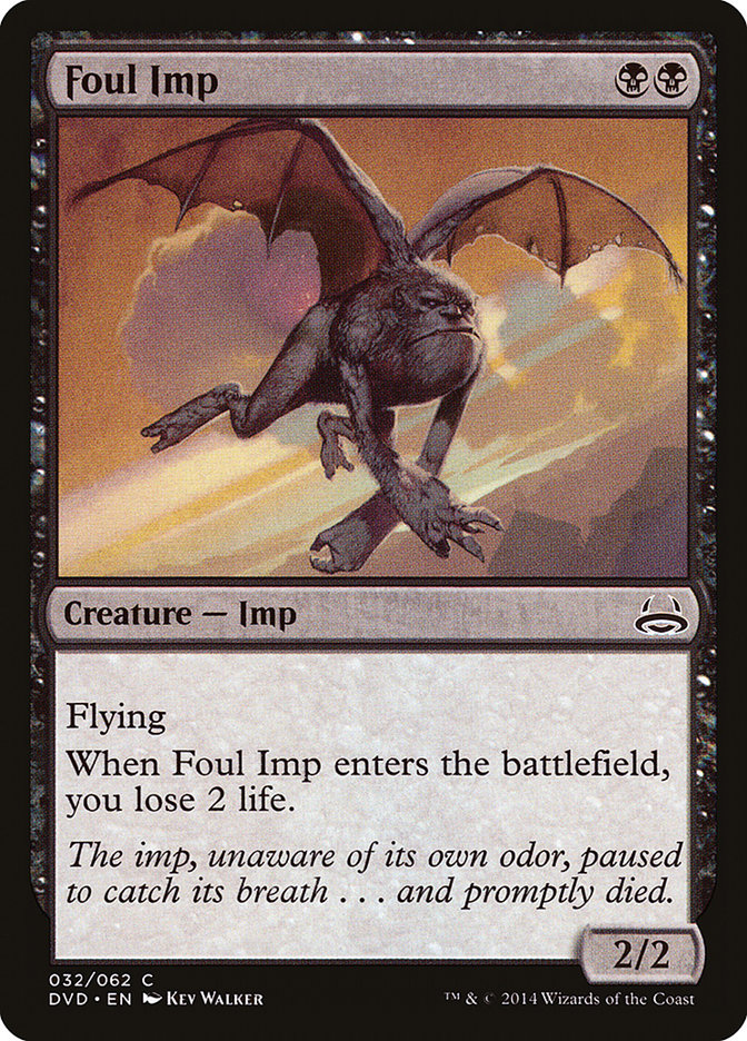 Foul Imp (Divine vs. Demonic) [Duel Decks Anthology] | Magic Magpie