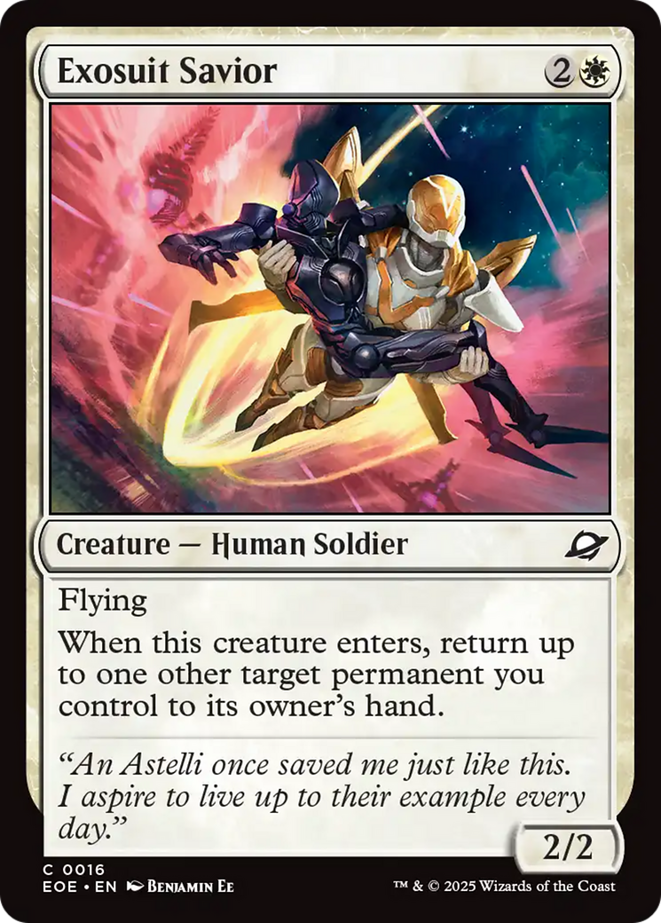 Exosuit Savior [Edge of Eternities] | Magic Magpie