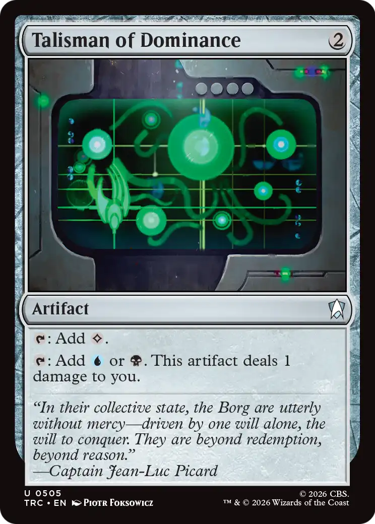 Talisman of Dominance (Surge Foil) [Star Trek Commander] | Magic Magpie