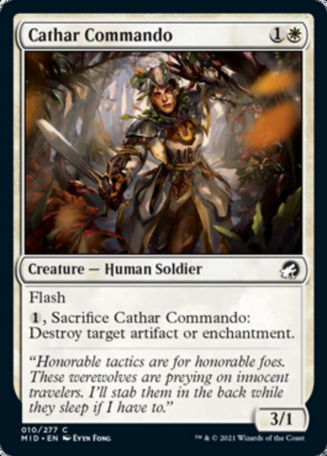 Cathar Commando [Innistrad: Midnight Hunt] | Magic Magpie