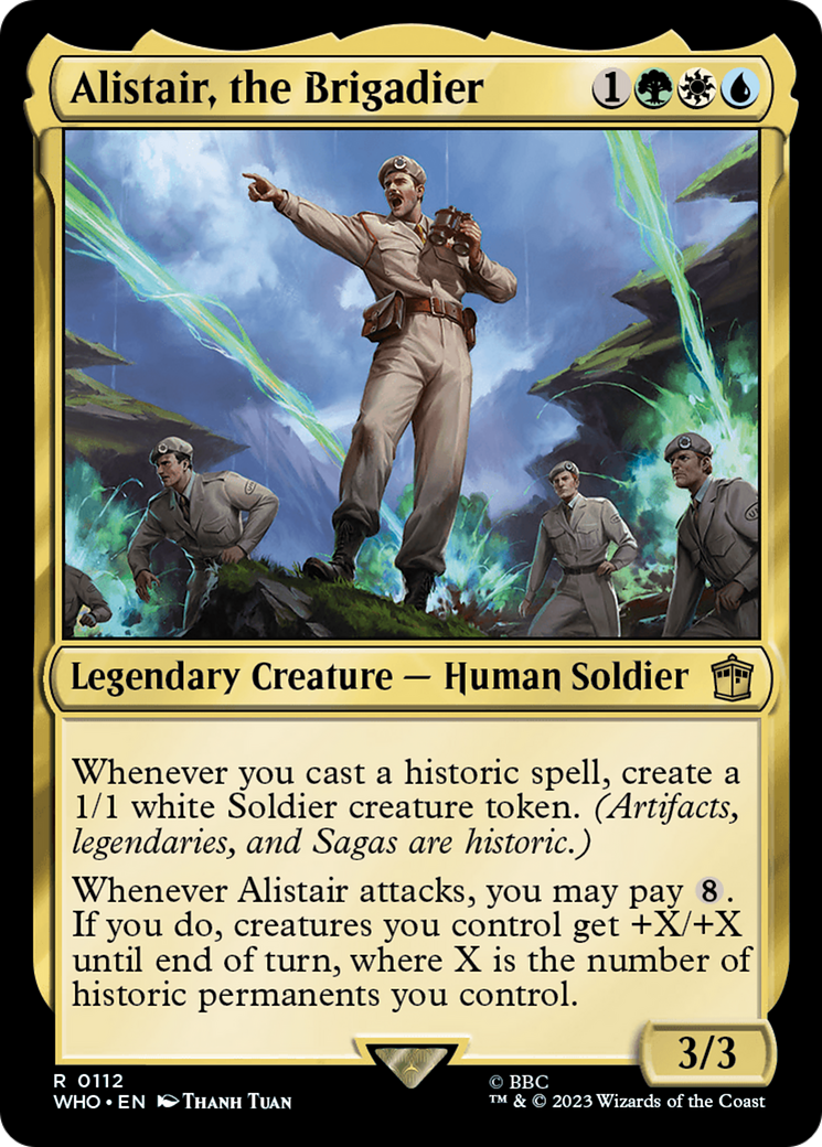 Alistair, the Brigadier [Doctor Who] | Magic Magpie