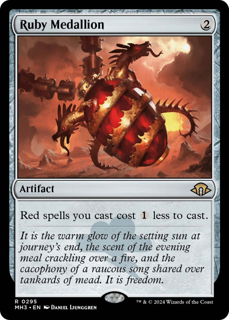 Ruby Medallion [Modern Horizons 3] | Magic Magpie