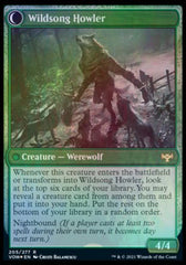 Howlpack Piper // Wildsong Howler [Innistrad: Crimson Vow Prerelease Promos] | Magic Magpie