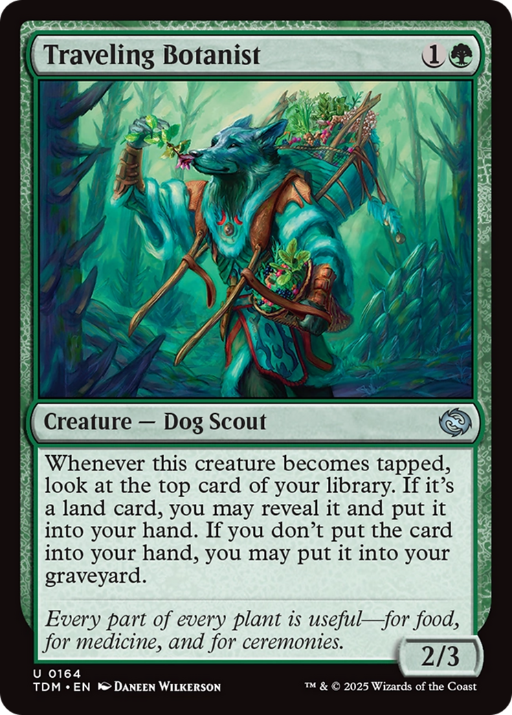 Traveling Botanist [Tarkir: Dragonstorm] | Magic Magpie