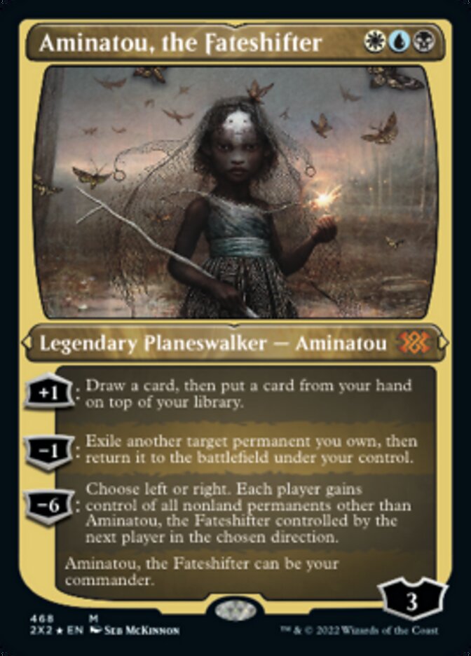 Aminatou, the Fateshifter (Foil Etched) [Double Masters 2022] | Magic Magpie