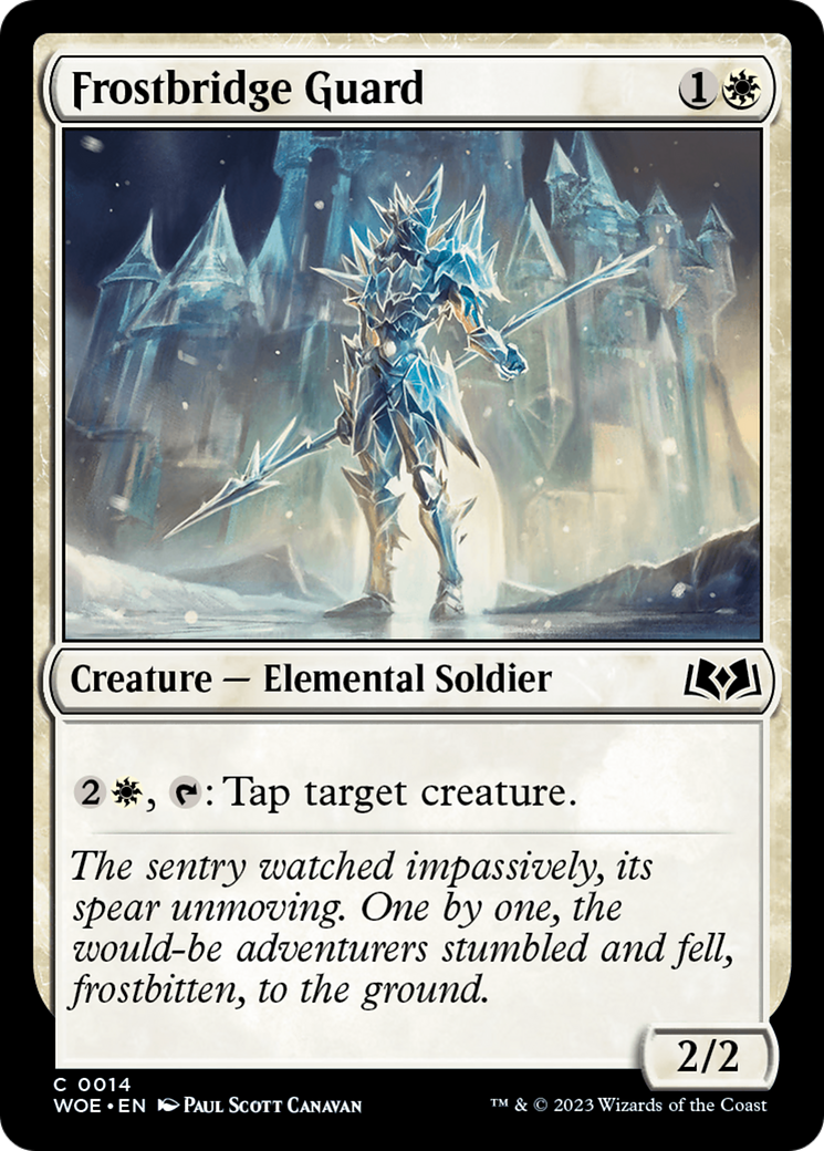 Frostbridge Guard [Wilds of Eldraine] | Magic Magpie