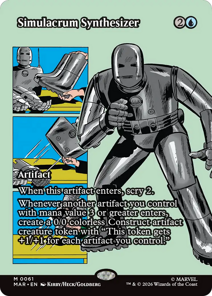 Simulacrum Synthesizer (Borderless) [Marvel Universe: Eternal-Legal] | Magic Magpie
