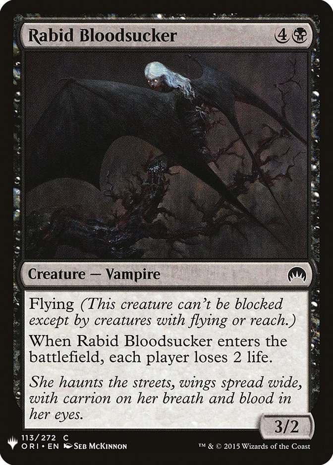 Rabid Bloodsucker [Mystery Booster] | Magic Magpie