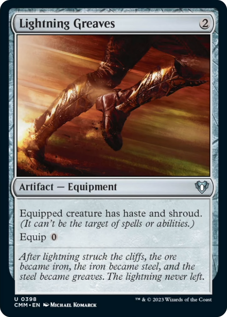 Lightning Greaves [Commander Masters] | Magic Magpie