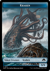 Eldrazi Spawn // Kraken Double-Sided Token [Modern Horizons 3 Tokens] | Magic Magpie