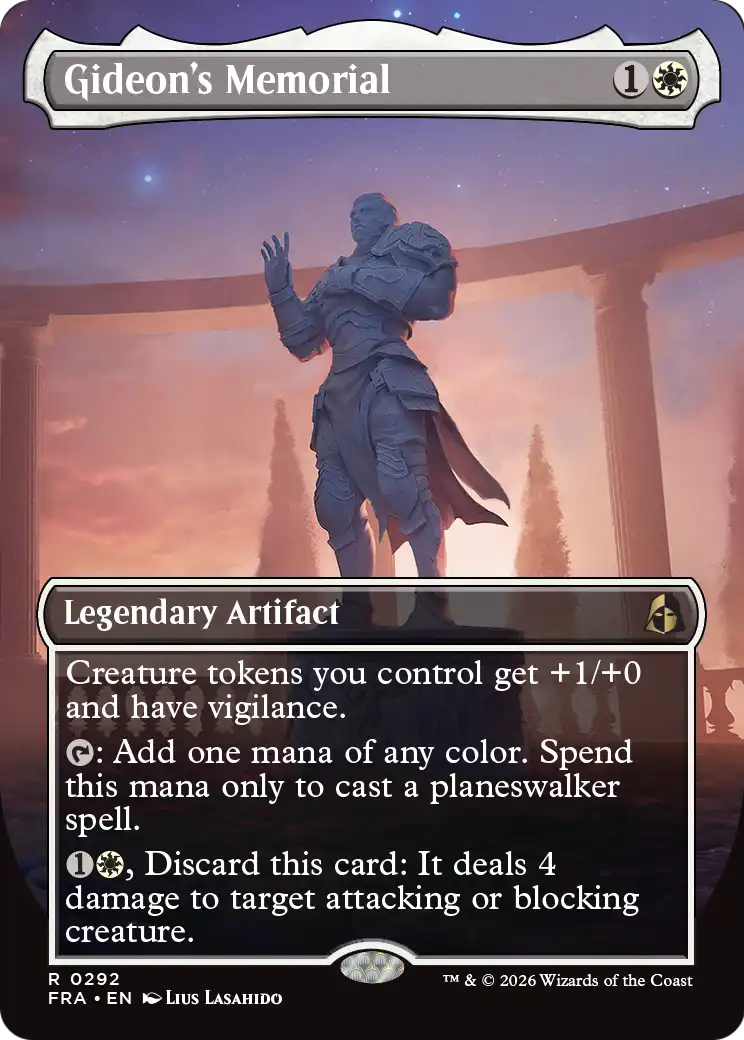 Gideon's Memorial (Borderless) [Reality Fracture] | Magic Magpie