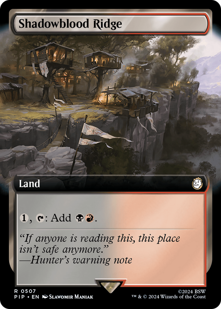Shadowblood Ridge (Extended Art) [Fallout] | Magic Magpie