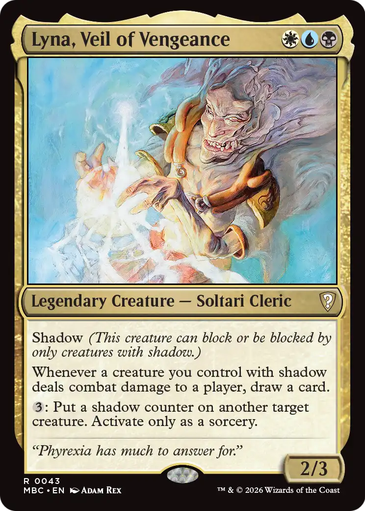 Lyna, Veil of Vengeance [Mystery Booster: Commander Edition] | Magic Magpie