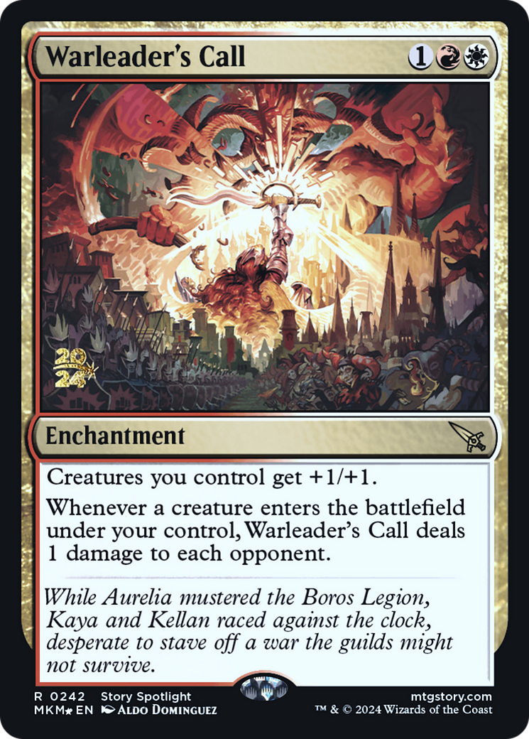 Warleader's Call [Murders at Karlov Manor Prerelease Promos] | Magic Magpie