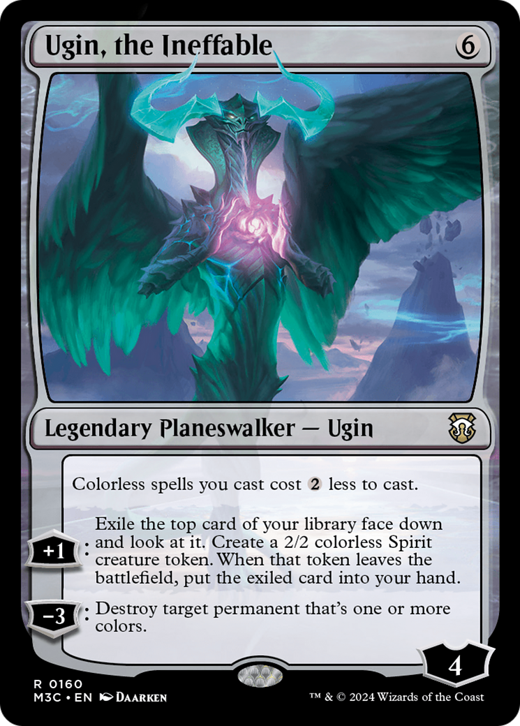 Ugin, the Ineffable (Ripple Foil) [Modern Horizons 3 Commander] | Magic Magpie