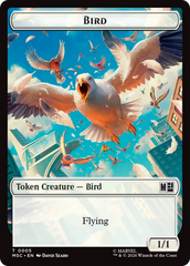 Treasure (022) // Bird (005) Double-Sided Token [Marvel Super Heroes Commander Tokens] | Magic Magpie