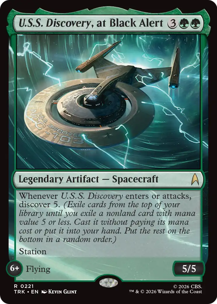 U.S.S. Discovery, at Black Alert [Star Trek] | Magic Magpie