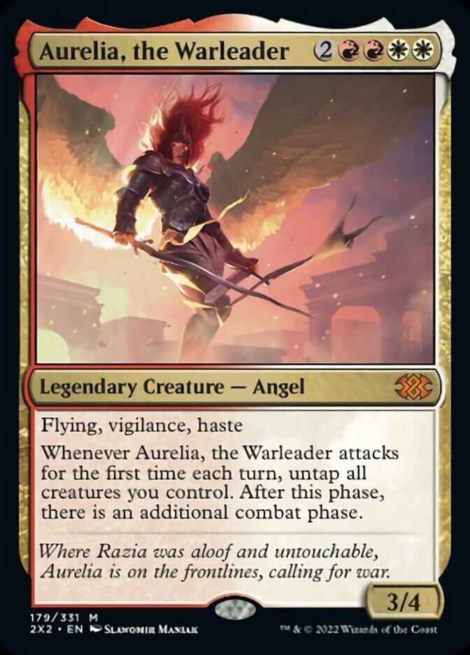 Aurelia, the Warleader [Double Masters 2022] | Magic Magpie