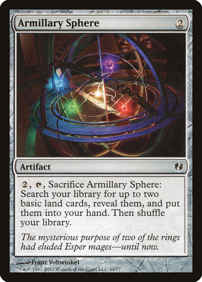 Armillary Sphere [Duel Decks: Venser vs. Koth] | Magic Magpie