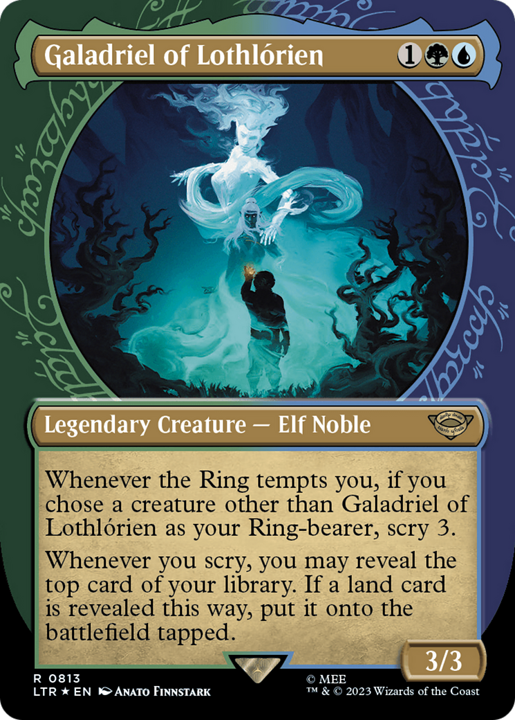 Galadriel of Lothlorien (Showcase) (Surge Foil) [The Lord of the Rings: Tales of Middle-Earth] | Magic Magpie