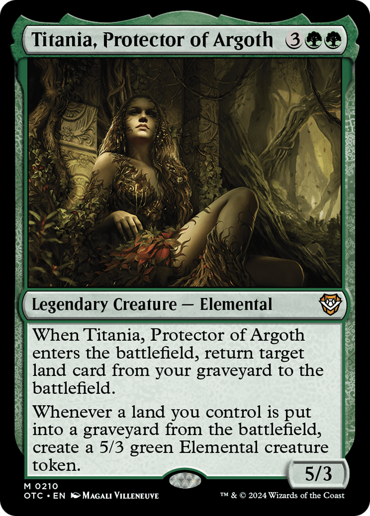 Titania, Protector of Argoth [Outlaws of Thunder Junction Commander] | Magic Magpie