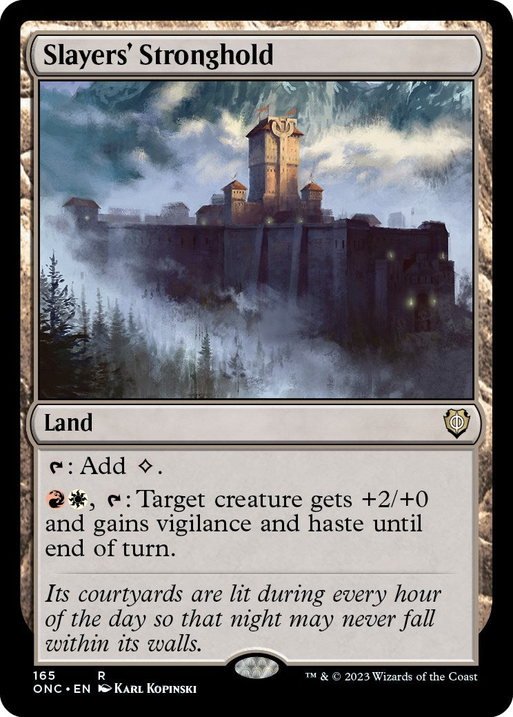 Slayers' Stronghold [Phyrexia: All Will Be One Commander] | Magic Magpie