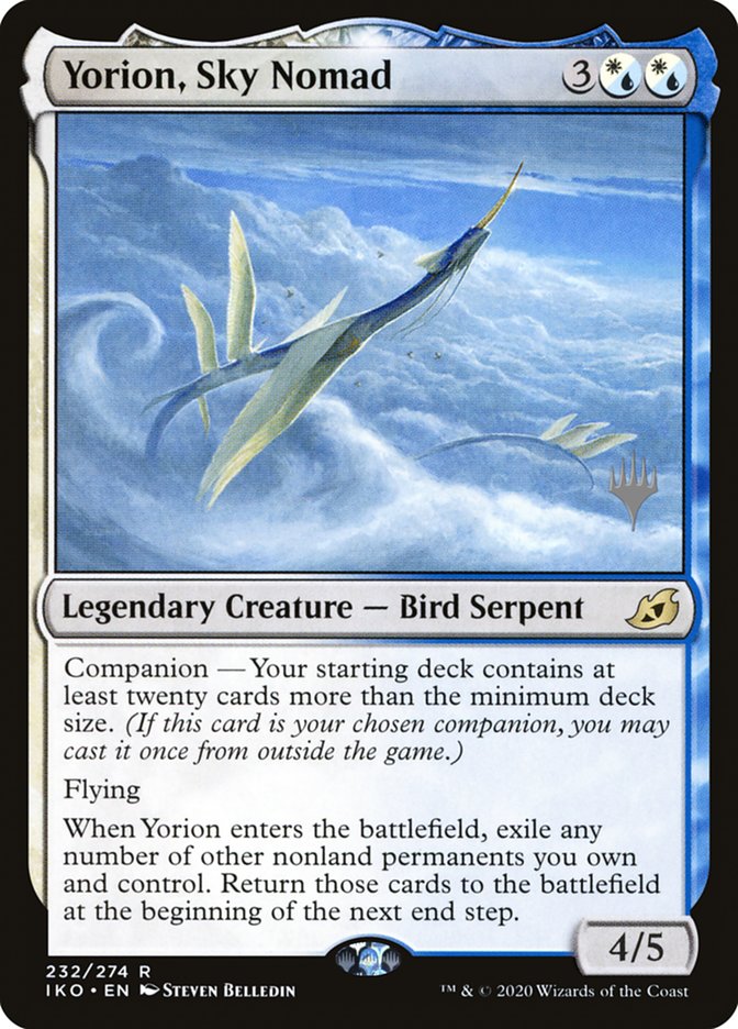 Yorion, Sky Nomad (Promo Pack) [Ikoria: Lair of Behemoths Promos] | Magic Magpie