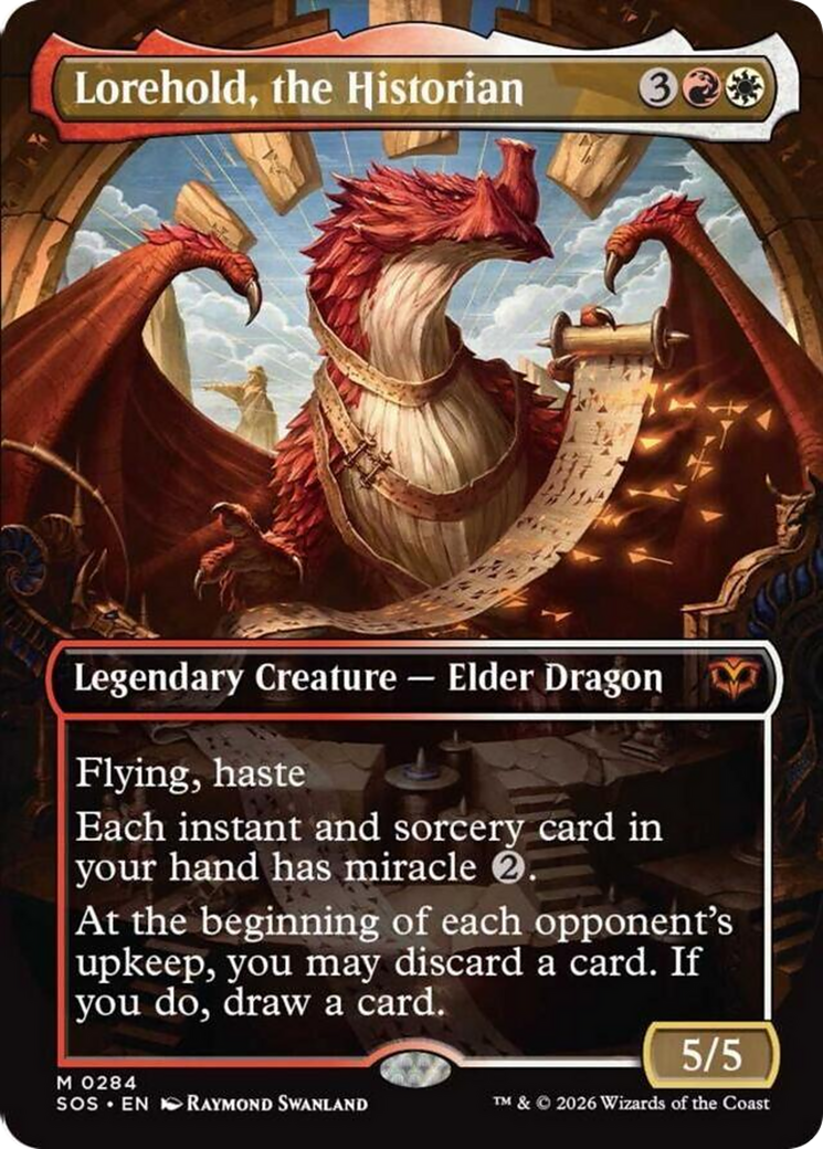 Lorehold, the Historian (Borderless) [Secrets of Strixhaven] | Magic Magpie