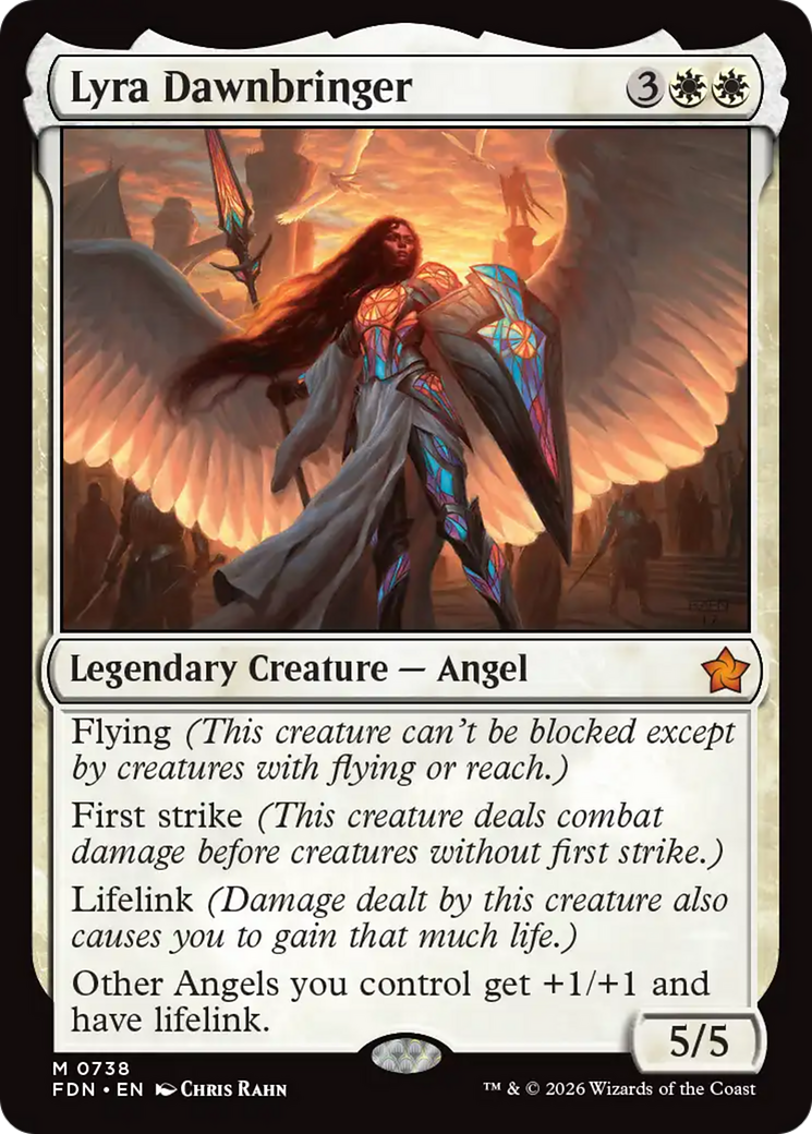 Lyra Dawnbringer (0738) [Foundations] | Magic Magpie