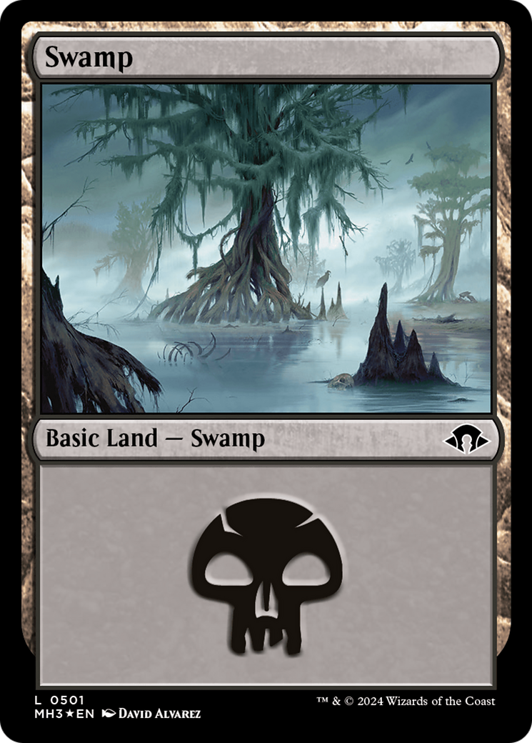 Swamp (0501) (Ripple Foil) [Modern Horizons 3] | Magic Magpie