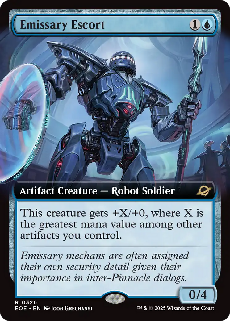 Emissary Escort (Extended Art) [Edge of Eternities] | Magic Magpie