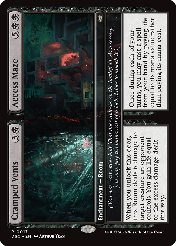 Cramped Vents // Access Maze [Duskmourn: House of Horror Commander] | Magic Magpie