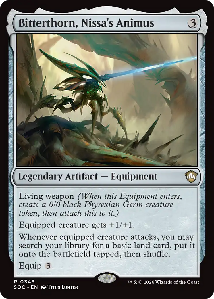 Bitterthorn, Nissa's Animus [Secrets of Strixhaven Commander] | Magic Magpie