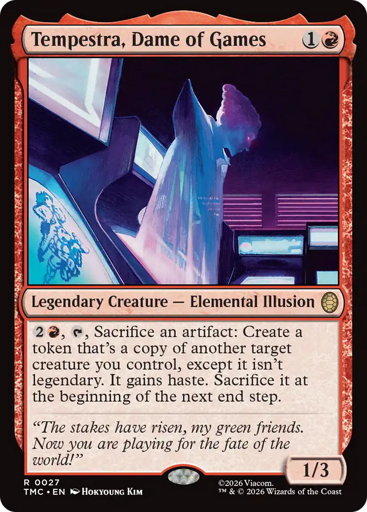 Tempestra, Dame of Games [Teenage Mutant Ninja Turtles Commander] | Magic Magpie