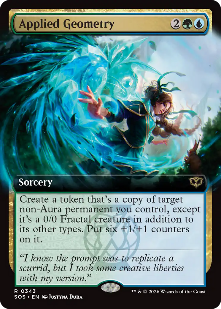 Applied Geometry (Extended Art) [Secrets of Strixhaven] | Magic Magpie