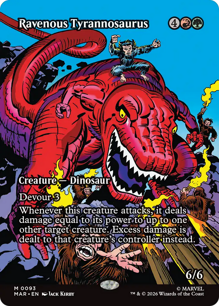 Ravenous Tyrannosaurus (Borderless) [Marvel Universe: Eternal-Legal] | Magic Magpie