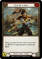 Scar for a Scar (Red) [U-WTR191] (Welcome to Rathe Unlimited)  Unlimited Normal | Magic Magpie