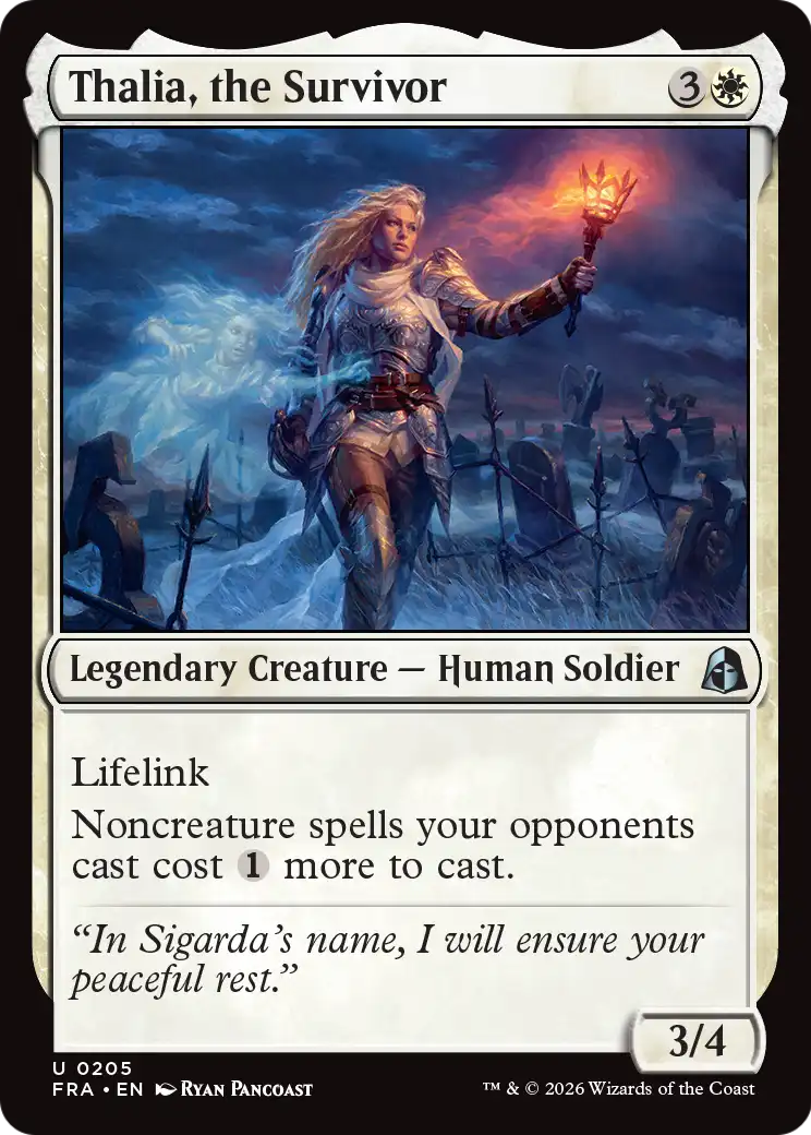 Thalia, the Survivor [Reality Fracture] | Magic Magpie