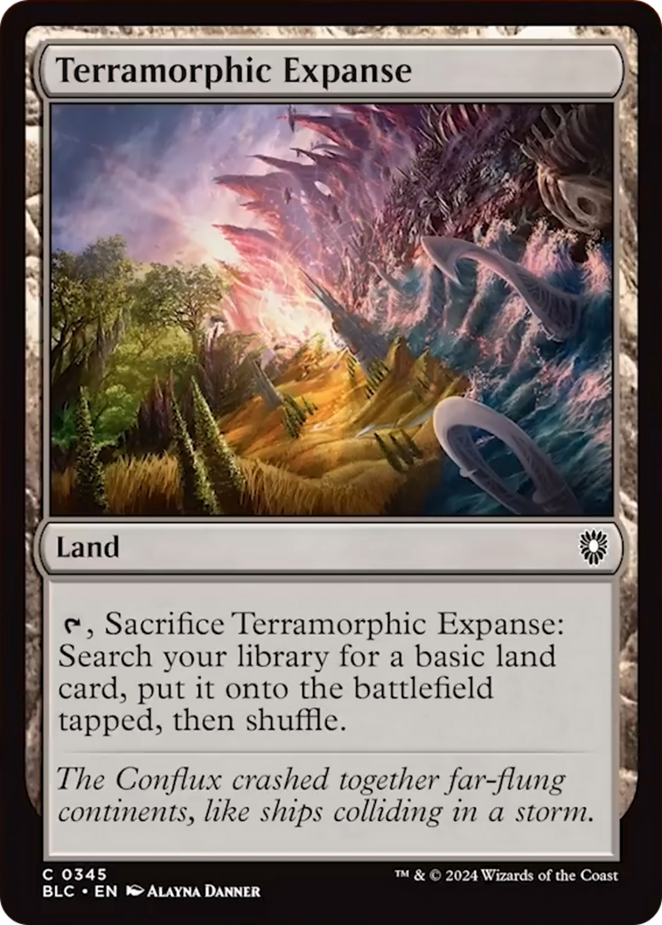 Terramorphic Expanse [Bloomburrow Commander] | Magic Magpie