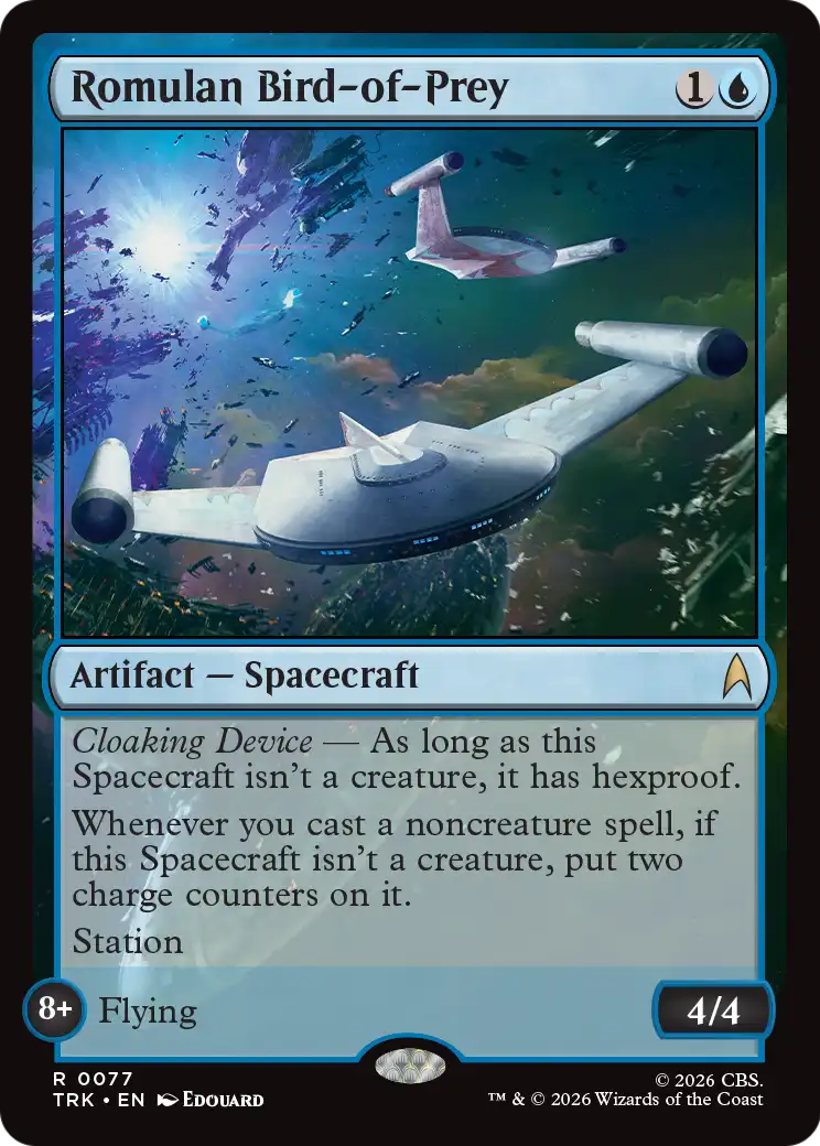 Romulan Bird-of-Prey [Star Trek] | Magic Magpie