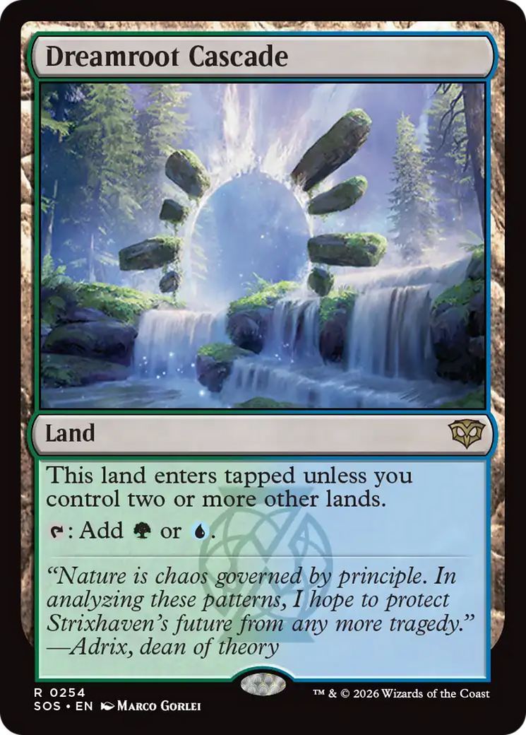 Dreamroot Cascade [Secrets of Strixhaven] | Magic Magpie
