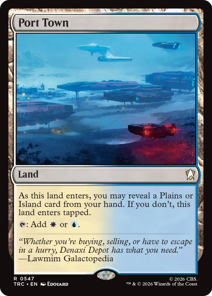 Port Town (Surge Foil) [Star Trek Commander] | Magic Magpie