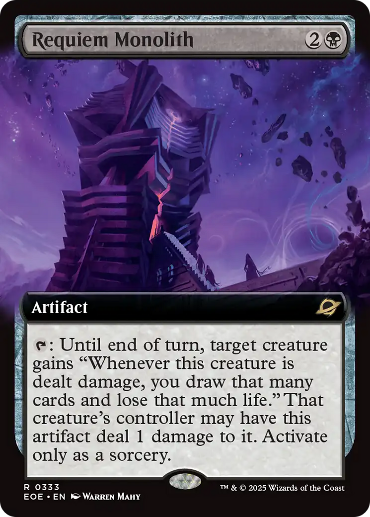 Requiem Monolith (Extended Art) [Edge of Eternities] | Magic Magpie
