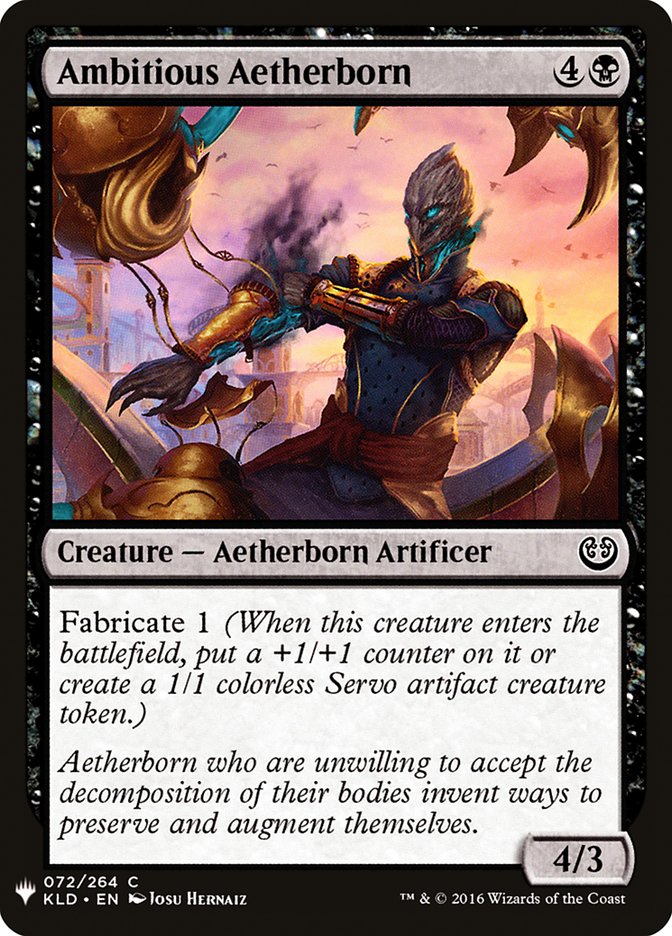 Ambitious Aetherborn [Mystery Booster] | Magic Magpie